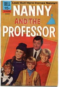 NANNY and the PROFESSOR #1, VG, Dell, 1970, Richard Long, Mills,more TV in store