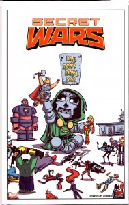 Secret Wars #1 Young Cover (2015) The Thing