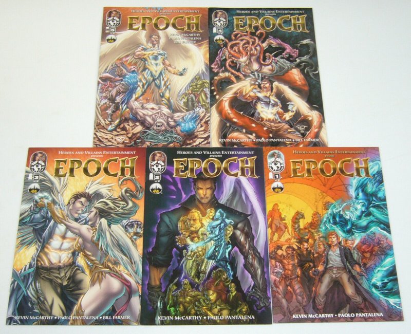 Heroes and Villains Entertainment Presents Epoch #1-5 VF/NM complete series set 