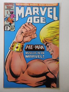 Marvel Age #38 (1986) 1st He-Man Masters of the Universe! VF- Condition!