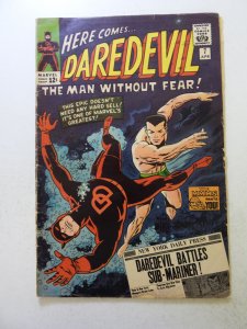 Daredevil #7 (1965) 1st Red Costume Poor condition pin-up missing