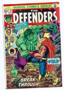 The Defenders #10 (1973) VF+