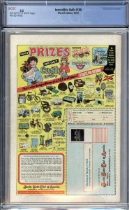 Hulk 180 CGC 3.5 unpressed 