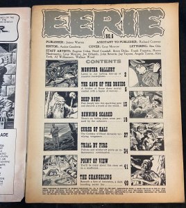 WARREN MAGAZINE EERIE #6 NOVEMBER 1966 VG/FN