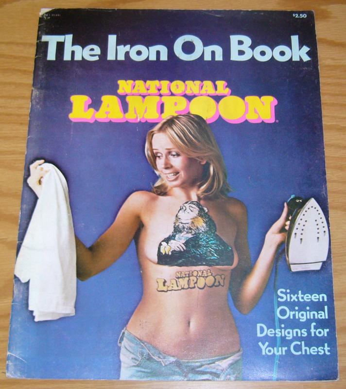 National Lampoon: the Iron On Book #1 VG sixtreen original designs 1976 rare