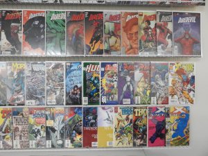 Huge Lot 160+ Comics W/Daredevil, X-Men, Thor+ Avg VF+ Condition!