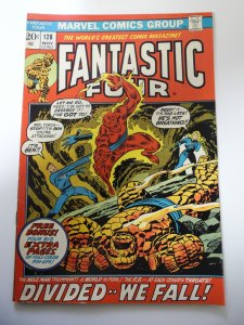 Fantastic Four #128 (1972) FF's Friends and Foes Insert Intact! FN+ Cond...