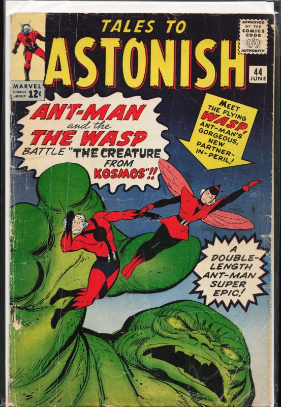 Tales to Astonish #44 (1963) Ant-Man and the Wasp [Key Issue]