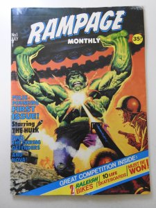 Rampaging Hulk #1 (1977) Sharp Fine+ Condition! Manufactured 1 staple