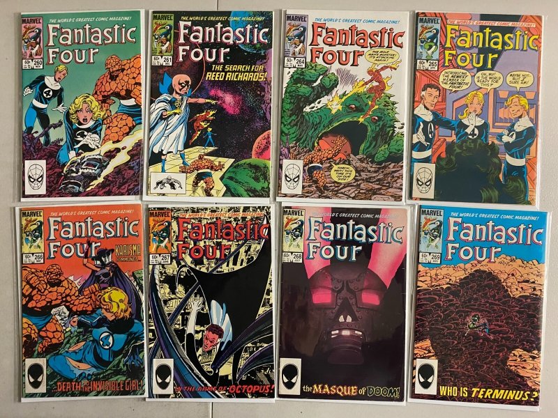 Fantastic Four comics lot #251-299 direct 41 diff avg 8.0 (1983-87)