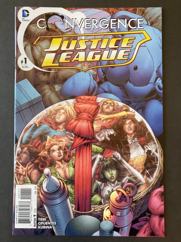 Convergence Justice League #1 and 2 full run complete set (2015)