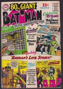 Eighty Page Giant #5 (1964) 3.0 GD/VG DC Batman Comic 