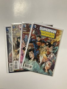 Superman Wonder Woman 1-4 lot run set Near Mint Nm Dc Comics