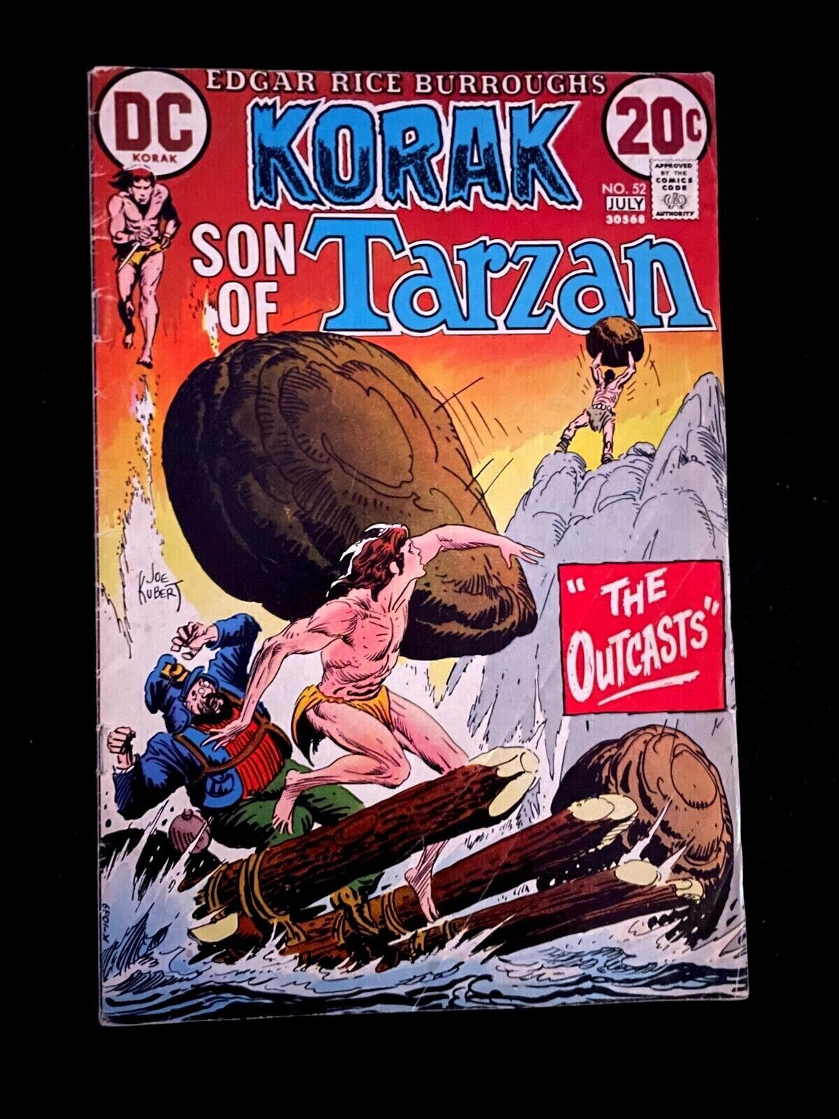 Korak Son Of Tarzan 52 1973 The Outcasts Comic Books Bronze Age Dc Comics Tarzan Hipcomic