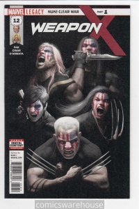 WEAPON X (2017 MARVEL) #12 NM BDFLFJ