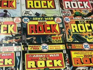 OUR ARMY AT WAR#252-300 VG-VF LOT (20 BOOKS) SGT. ROCK 1972 DC BRONZE AGE COMICS