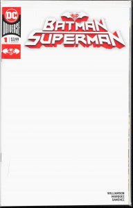 Batman / Superman #1 Blank Cover (2019) Superman