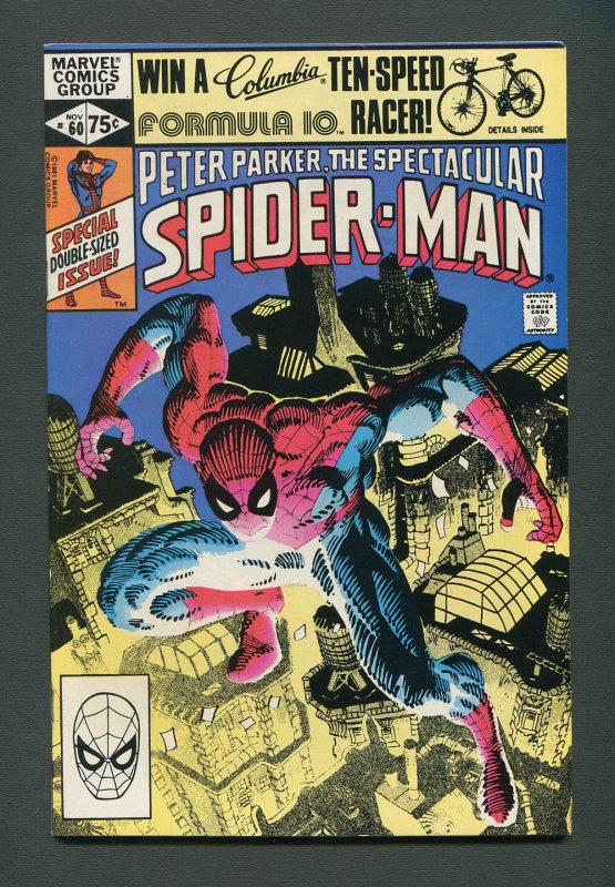Peter Parker,Spectacular Spiderman #60 / 9.2 NM- /  November 1981