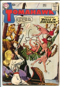 Tomahawk #59 1958-DC-Belle In Buckskin origin & 1st appearance-sci-fi story-VG+ 