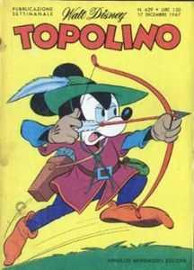 Topolino partigiano di Robin Hood