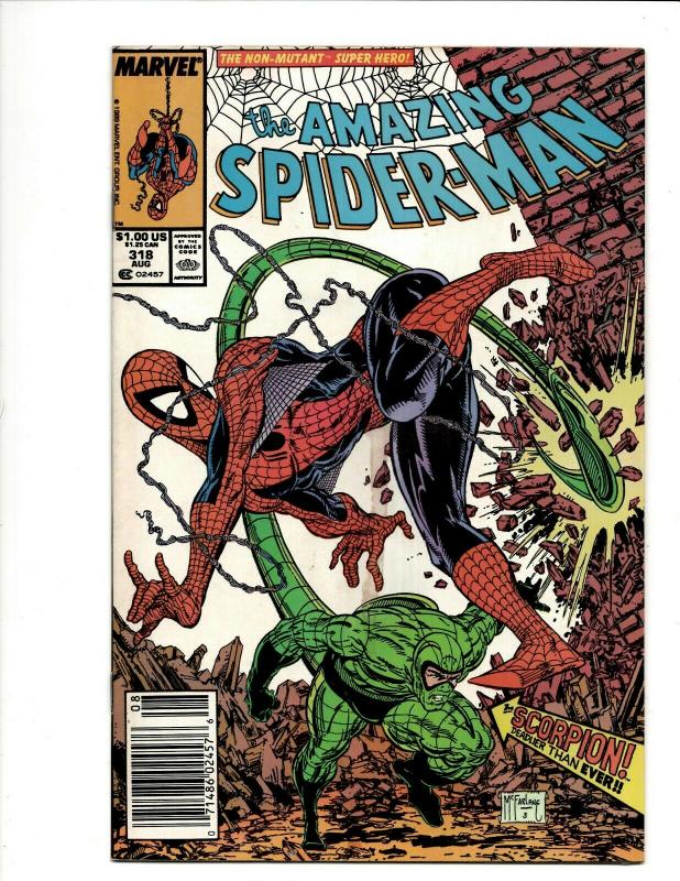 Lot Of 3 Amazing Spider-Man Marvel Comic Books # 318 320 322 NM Venom Goblin DS4