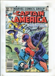 Captain America #282 - Signed Jim Shooter / Newsstand (VF 8.0) 1983