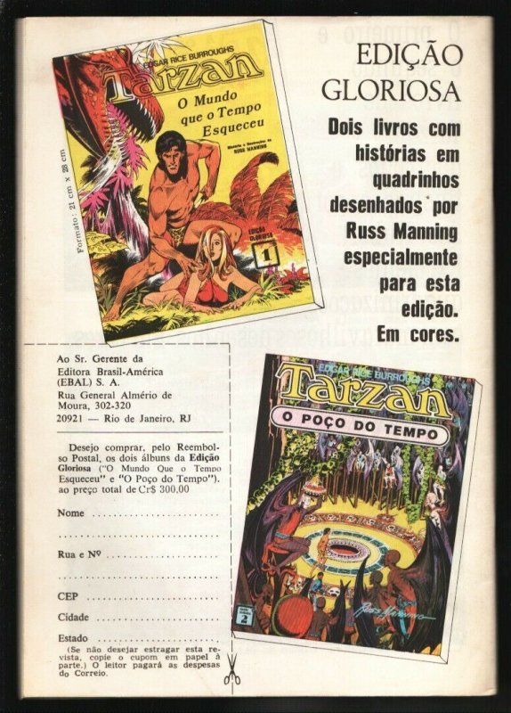 Tarzan #1 1981-Ebal-First issue-ERB-Published in Brazil-Portuguese language-6...