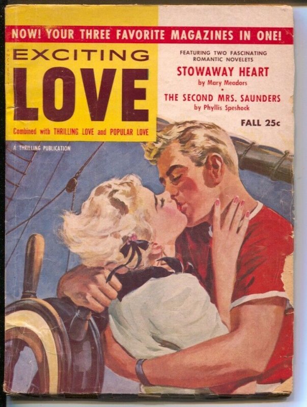 Exciting Love-Fall 1955-Thrilling-combined with Thrilling Love & popular L...