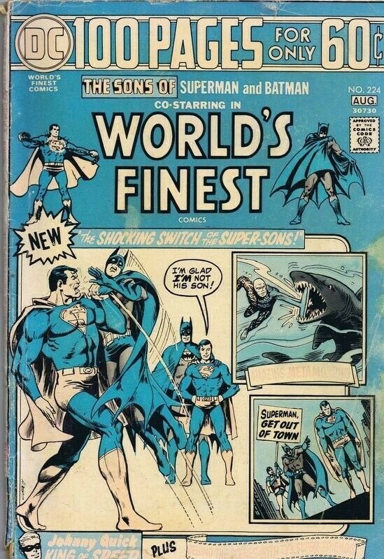 World's Finest #224 ORIGINAL Vintage 1974 DC Comics Superman Batman 