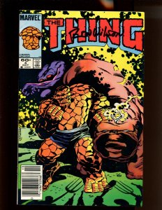 Thing #4 - SIGNED BY RON WILSON! (7.5/8.0) Newsstand 1983