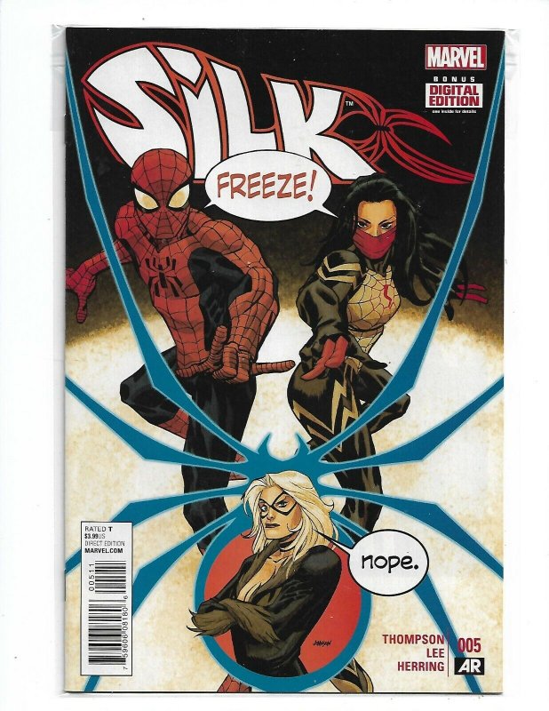 SILK #5 (VOL 1) FIRST PRINT MARVEL COMICS (2015) SPIDER-MAN BLACK CAT nw09