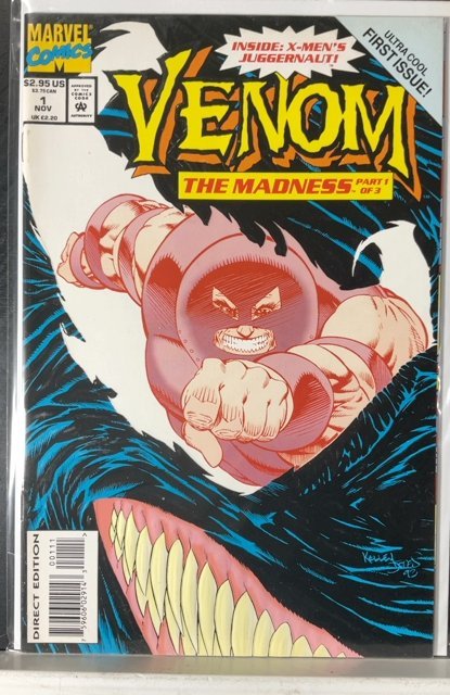 Venom: The Madness #1 Newsstand Edition (1993)