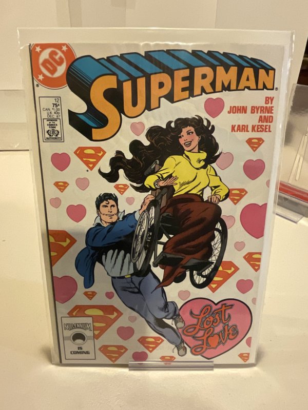 Superman #12  1987  9.0 (our highest grade)  John Byrne!  Lori Lemaris!