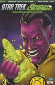 Star Trek/Green Lantern (2016) 1-B Rachael Stott Subscription Cover VF/NM