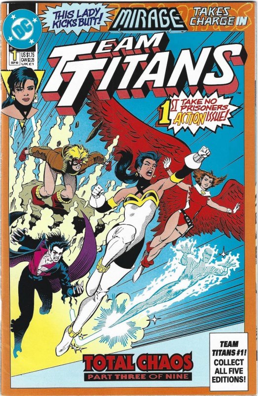 Team Titans #1 (1992) All Five Team Cover & Origin Story