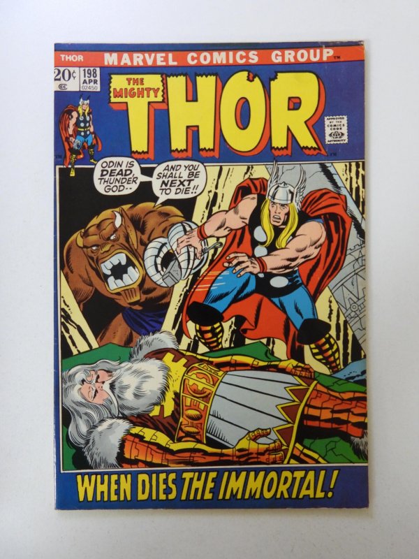 Thor #198 (1972) FN/VF condition