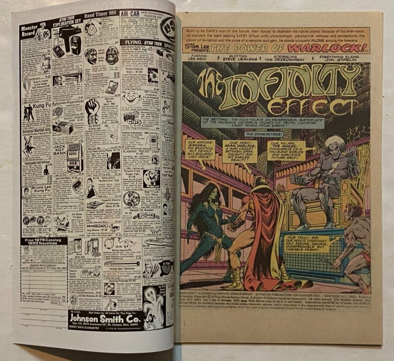 *Warlock (1972, Marvel) 9NM- (Classic Starlin!)
