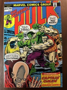 Incredible Hulk #164 FN 1st Captain Omen (Marvel 1973)