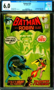 Batman #232 CGC Graded 6.0 1st Rá's Al Ghúl, Batman & Robin Retold Origin