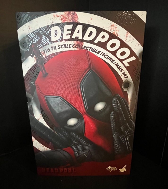 Hot Toys Movie Masterpiece 1/6 Marvel Deadpool Figure in Original Box - MMS 347 