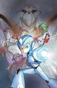MEGAMAN FULLY CHARGED #1 THREE COVER SET PEACH MoMoKo TRADE/VIRGIN & BLUE BLANK