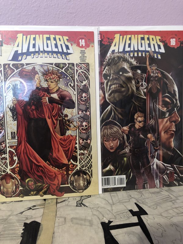 Avengers 8 book lot (2018)