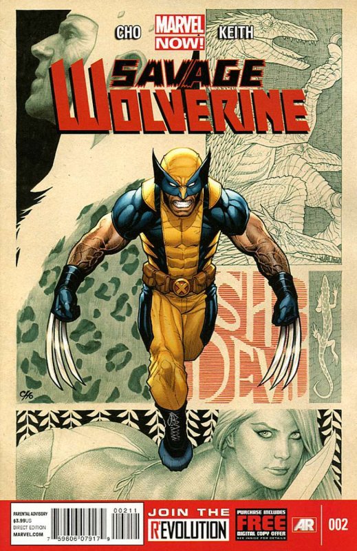 Savage Wolverine #2 VF/NM ; Marvel | Frank Cho