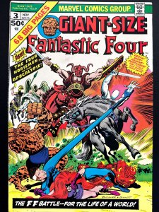 Giant-Size Fantastic Four #3 (1974)  [KEY] 1st App Four Horsemen - VF/VF+