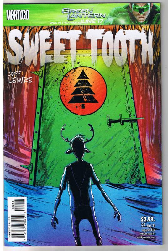 SWEET TOOTH #22, Jeff Lemire, Horror, Vertigo, 2009, NM, Endangered Species