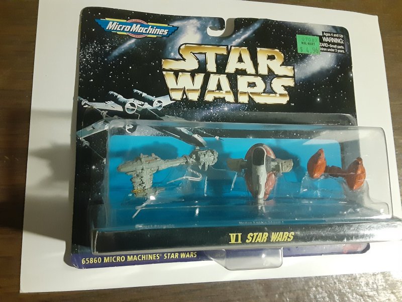 STAR WARS MICRO MACHINES GALOOB SET V1 UNOPENED SET 65860 (1996)