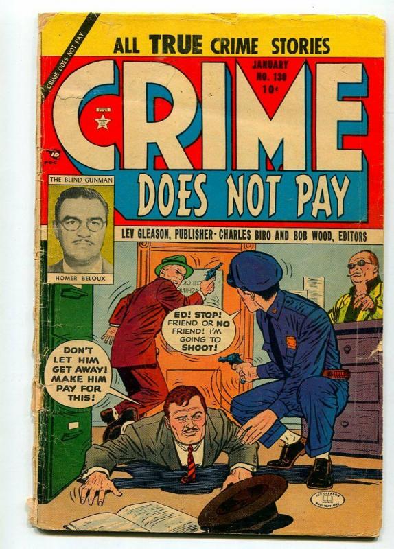 CRIME DOES NOT PAY #130 1954-GEORGE TUSKA-G