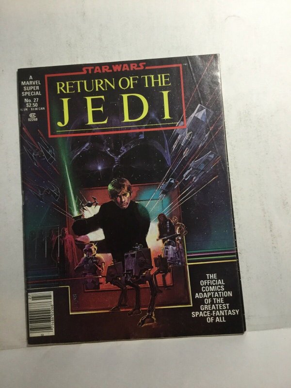 Marvel Super Special 27 Fn Fine 6.0 Magazine Star Wars Return Of The Jedi