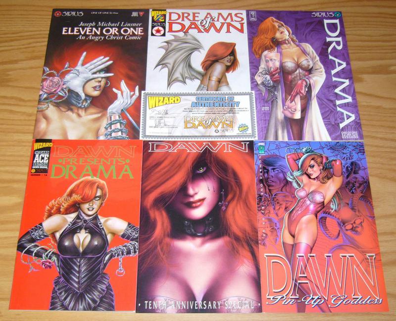 Dawn #½ & 1-6 VF/NM complete series + (9) more - joe linsner - bad girl set