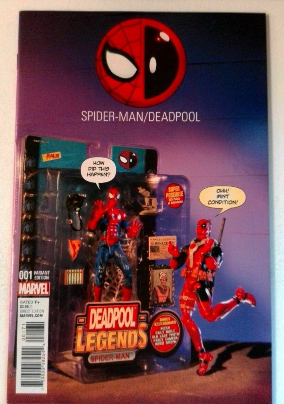 Spider-Man Deadpool #1 Marvel 2016 VF/NM Variant Cover F 1st Print Comic Book